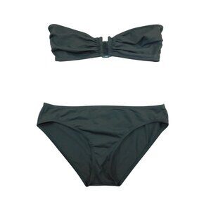 ERES Strapless Bandeau Bikini Set Green Size 38 / S